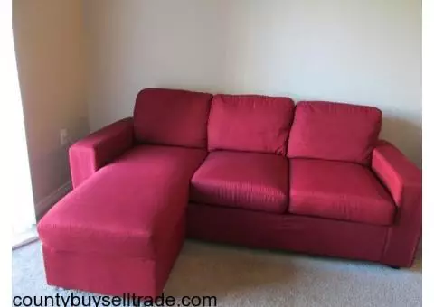 L shaped couch - Great for Studio or Small Apartment!